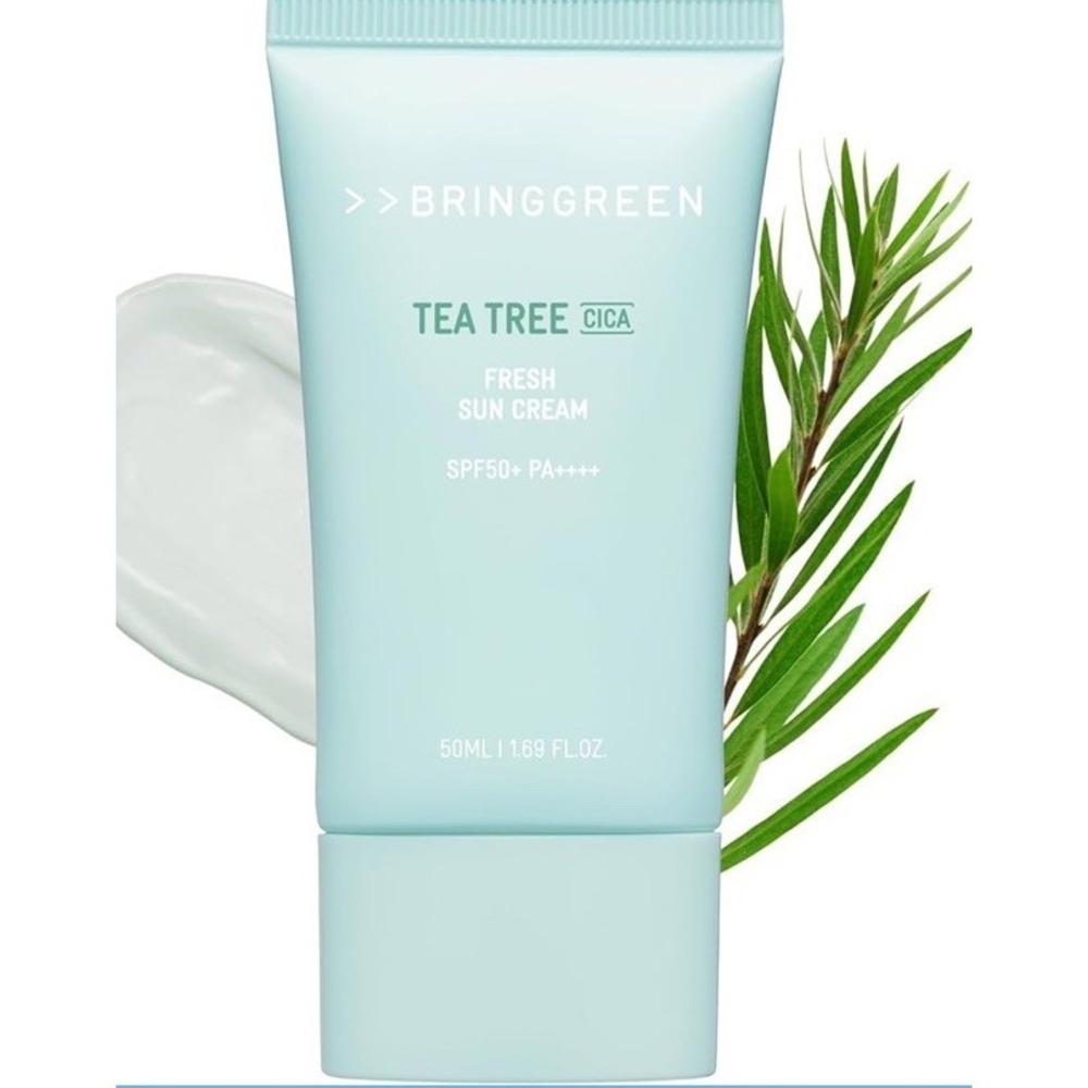 BRING GREEN Tea Tree CICA Mineral Sunscreen SPF 50+